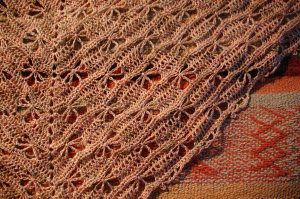 butterfly shawl cloesup